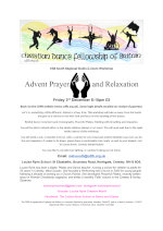 Advent Prayer and Relaxation